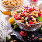 Vegan Chickpea Salad with Cherry Tomatoes Recipe