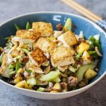 Vegan Salad with Crispy Tofu Recipe