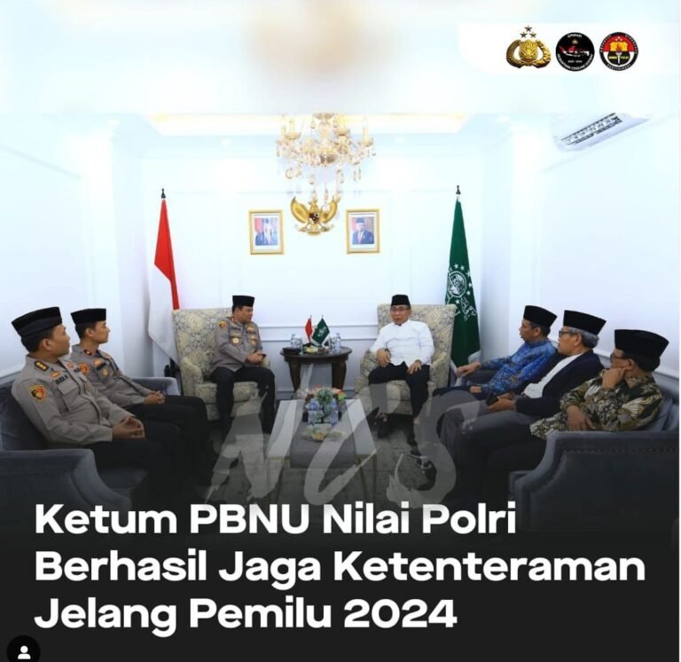 Ketum PBNU Nilai Polri Berhasil Jaga Ketenteraman Jelang Pemilu 2024