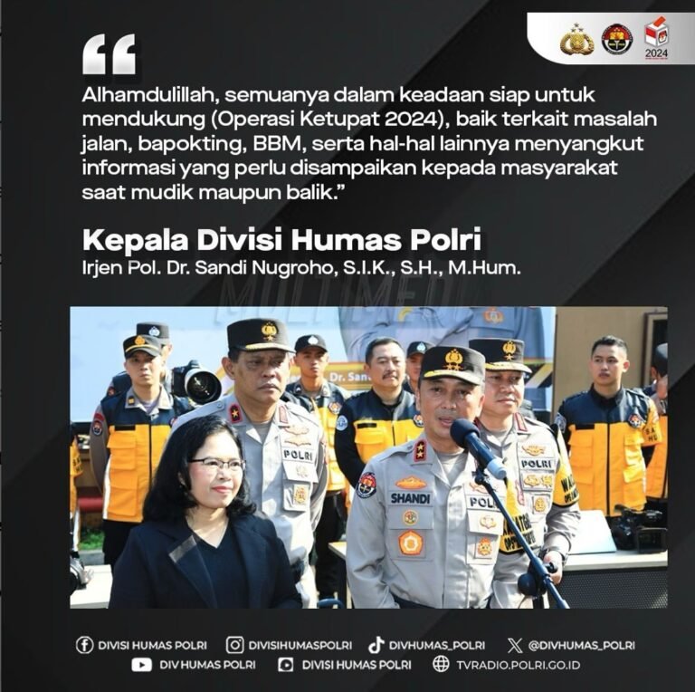 Apel Kesiapsiagaan Div humas Polri Dalam Rangka Operasi Ketupat 2024 Apel Kesiapsiagaan Div humas Polri Dalam Rangka Operasi Ketupat 2024