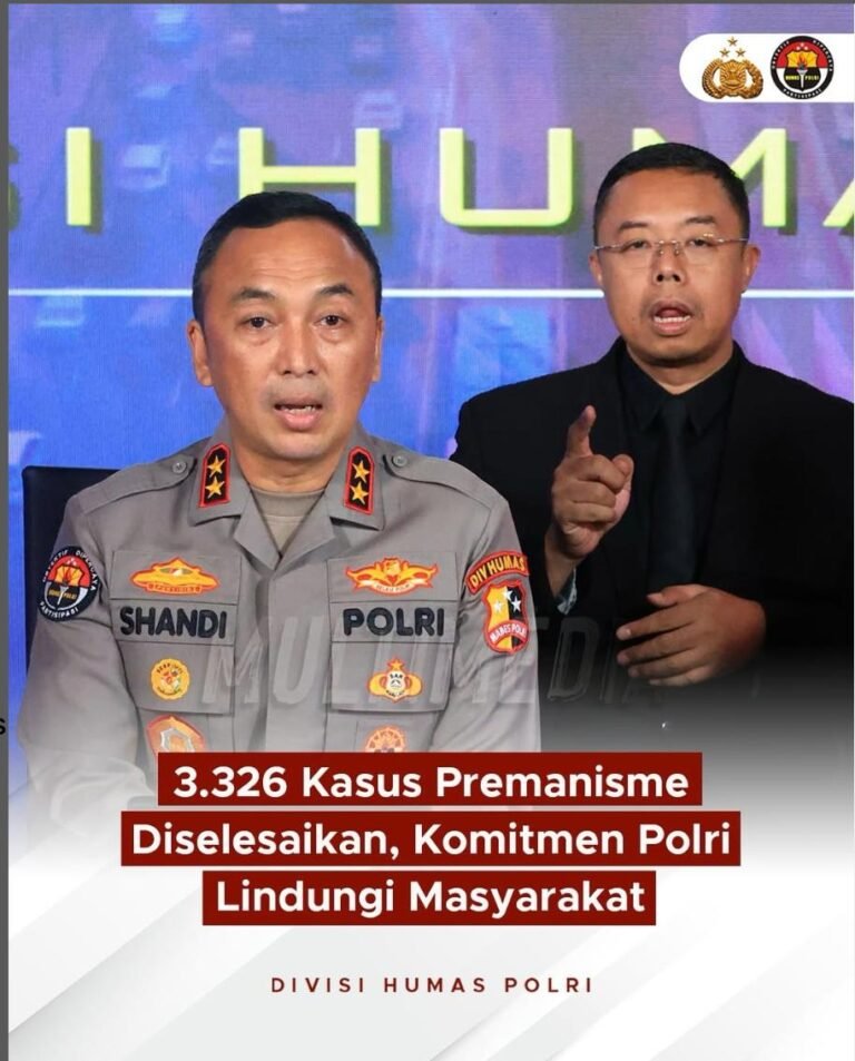 Polri Berhasil Selesaikan 3.326 Perkara Premanisme di Seluruh Wilayah Indonesia