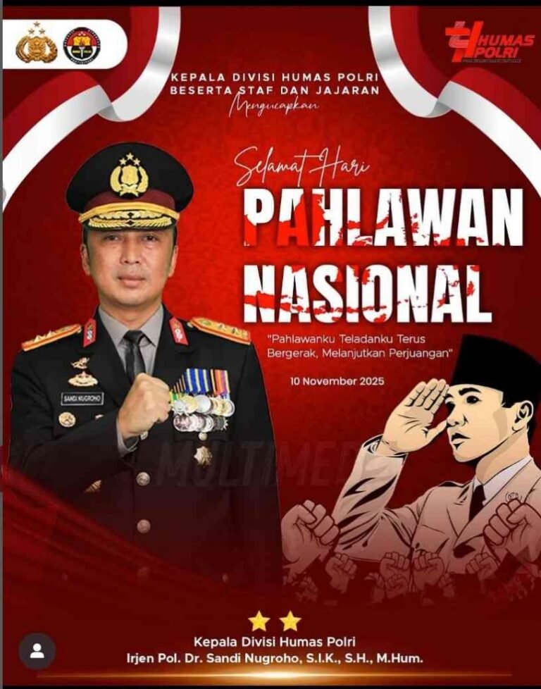 Semangat Kepahlawanan, Energi Membangun Indonesia Maju10 November 2025  
